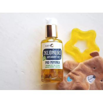 Bio Upokojujúci jantárový olej pre bábätká